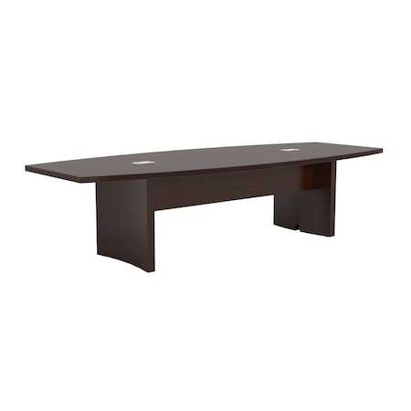Mayline Rectangle Conference Table, 120 W, 48 L, 29.5 H, Wood Top, Mocha ACTB10LDC